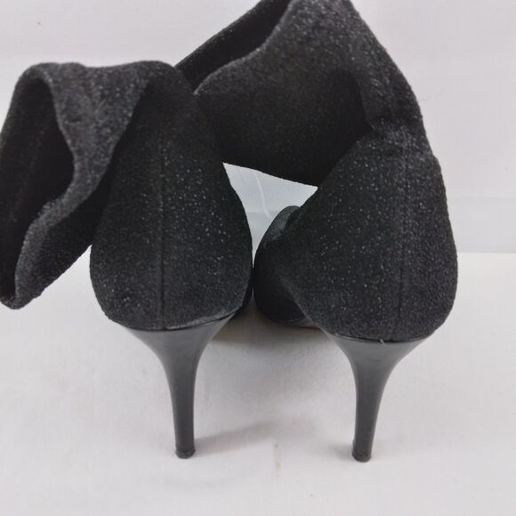 Jones New York Marcia Black Glitter Ankle Boots Witchcore Womens Size 7 - Picture 11 of 14